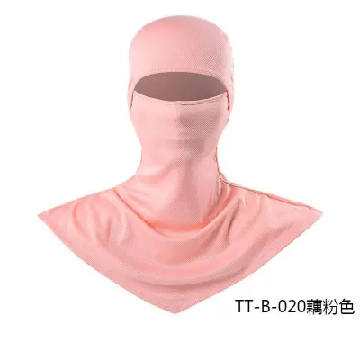 Fashion Solid Color Breathable Fishing Sunscreen Quick-Drying Dustproof Riding Mask Headgear
