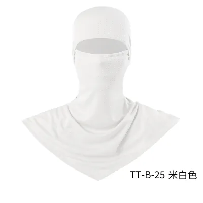 Fashion Solid Color Breathable Fishing Sunscreen Quick-Drying Dustproof Riding Mask Headgear