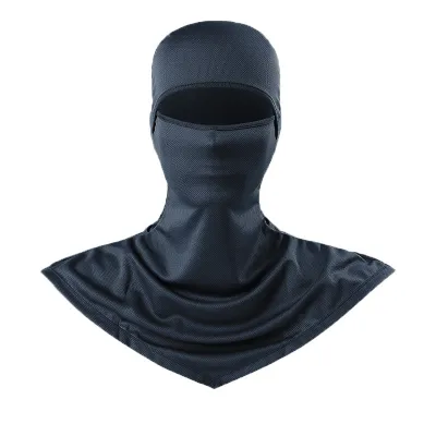 Fashion Solid Color Breathable Fishing Sunscreen Quick-Drying Dustproof Riding Mask Headgear
