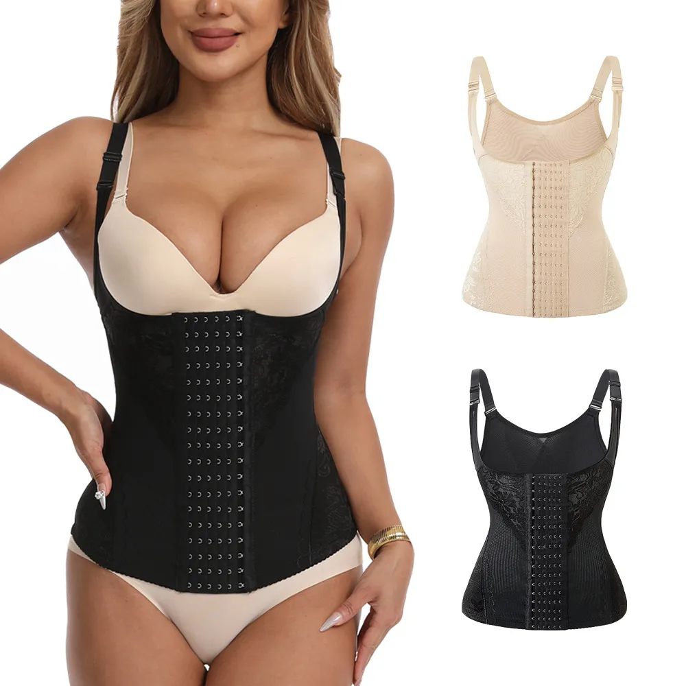 Women Fashion Solid Color Corset Shapewear