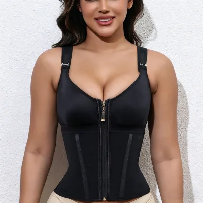 Women Fashion Solid Color Shaping Corset Shapewear