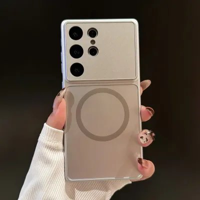Samsung Acrylic Magnetic Matte High-End Lens Hard Shell Phone Case