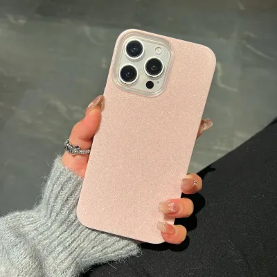 Samsung Solid Color TPU Glitter Drop-Resistant Phone Case