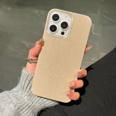 Samsung Solid Color TPU Glitter Drop-Resistant Phone Case