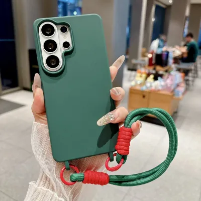 Samsung Simple Solid Color Soft Silicone Anti-Drop Phone Case