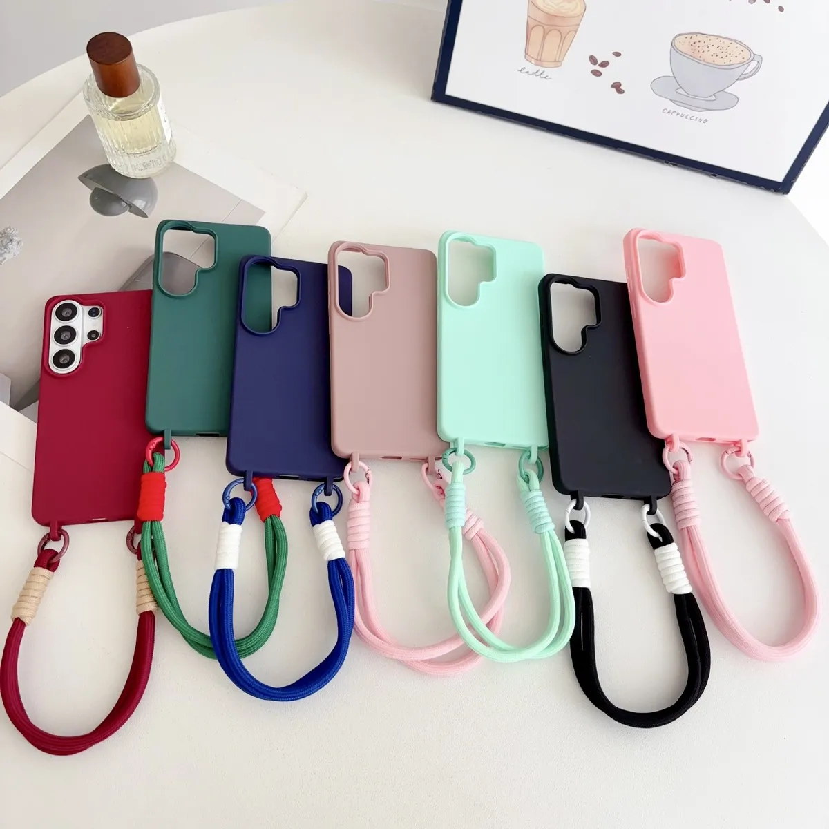 Samsung Simple Solid Color Soft Silicone Anti-Drop Phone Case