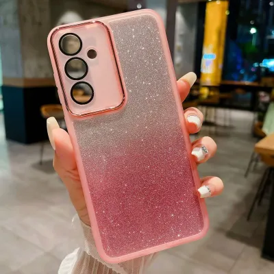 Samsung Glitter Sticker Silicone Protective Phone Case