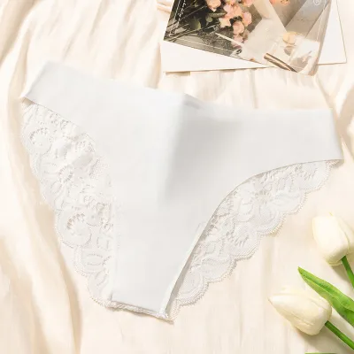 Women Sexy Comfortable Solid Color Lace Underwear