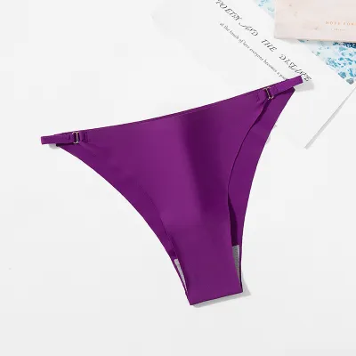 Women Sexy Ice Silk Seamless Underwear