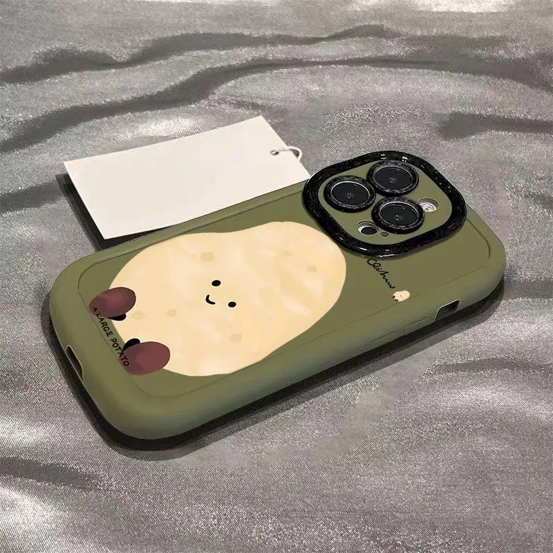 Fashion A Large Potato Silicone Iphone Case with All-Inclusive Drop Protection