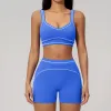 7028 Bra 7028 Shorts-Water Pen Blue