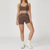 7028 Bra 7028 Shorts-Deep Hazel Brown