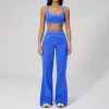7028 Bra 7028-2 Wide Leg Pants-Pen Blue