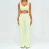 7028 Bra 7028-2 Wide Leg Pants-Lemon Green