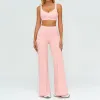 7028 Bra 7028-2 Wide-Leg Pants-Peach Pink