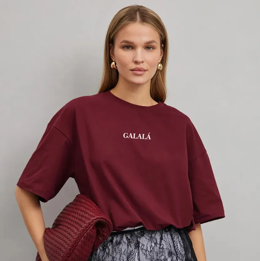 Women Fashion Casual Cotton Printed Short Sleeve Loose T-Shirt