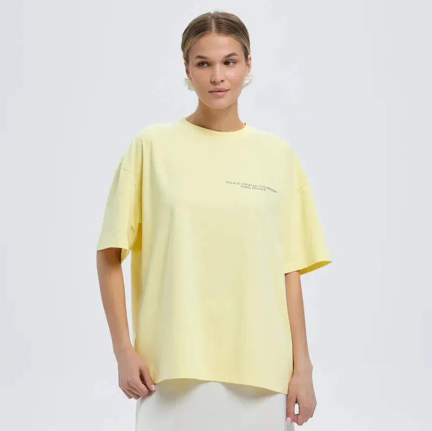 Women Fashion Casual Printed Cotton Short Sleeve T-Shirt