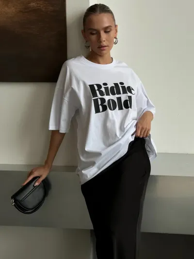 Women Fashion Casual Summer Letter Printed Cotton Short Sleeve Loose T-Shirt