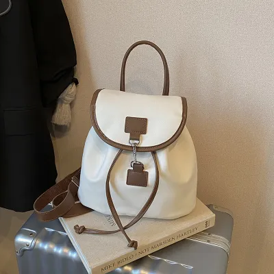 Women Fashion Casual Retro Outgoing PU Leather Backpack