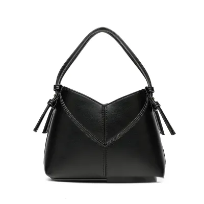 Women Fashion Casual Simple Solid Color Handbag