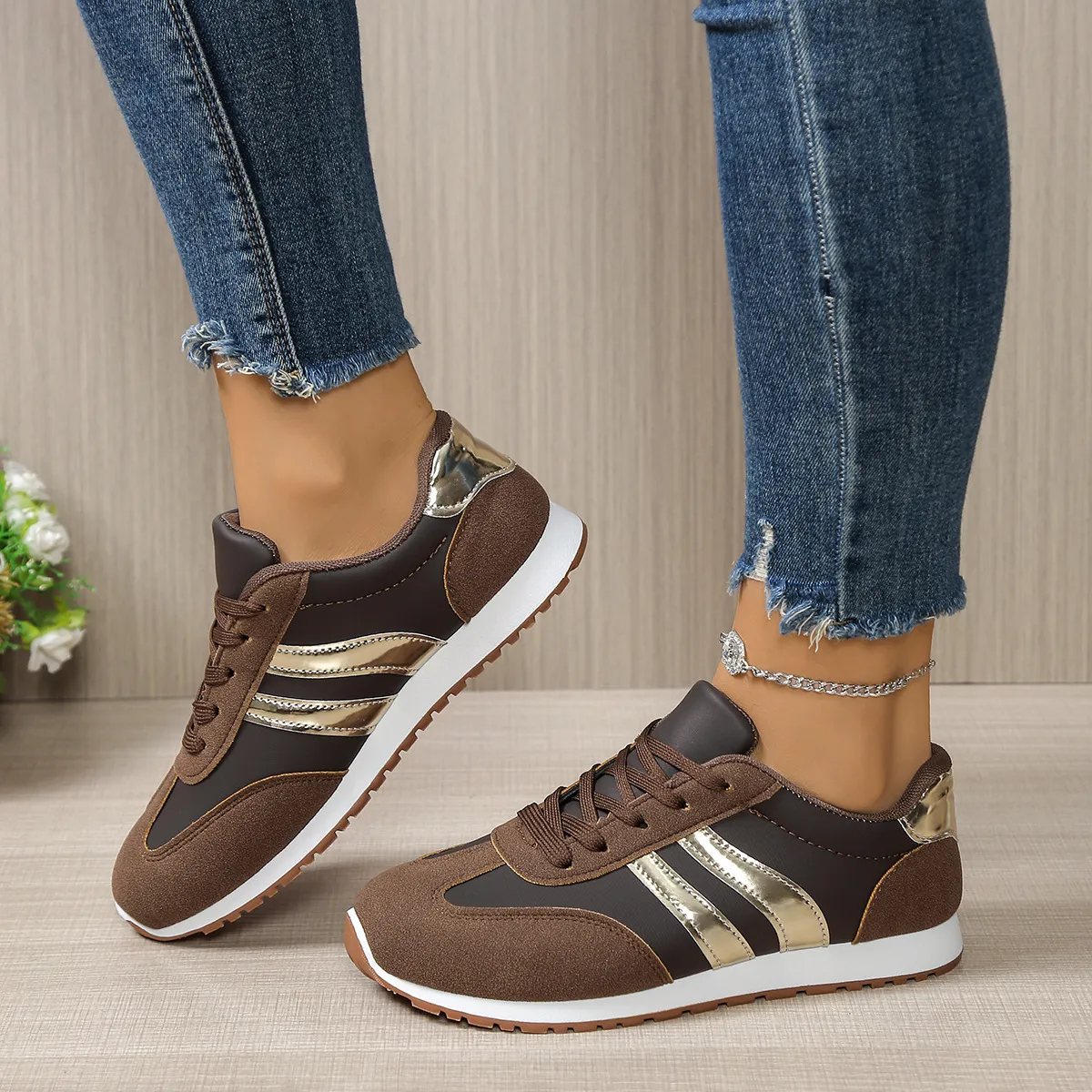 Women Fashion Casual Soft-Sole Non-Slip German Trainers Sneakers Plus Size