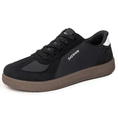 Women's Casual Flat Lace-Up Forrest Gump Sneakers - Plus Size