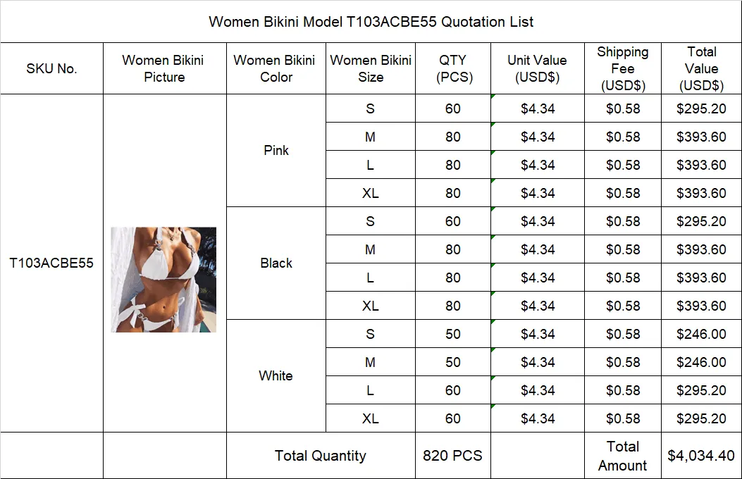 Separate Quotation Women Bikini Model T103ACBE55