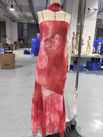 Women Elegant Floral Print Strapless Bodycon Maxi Dress