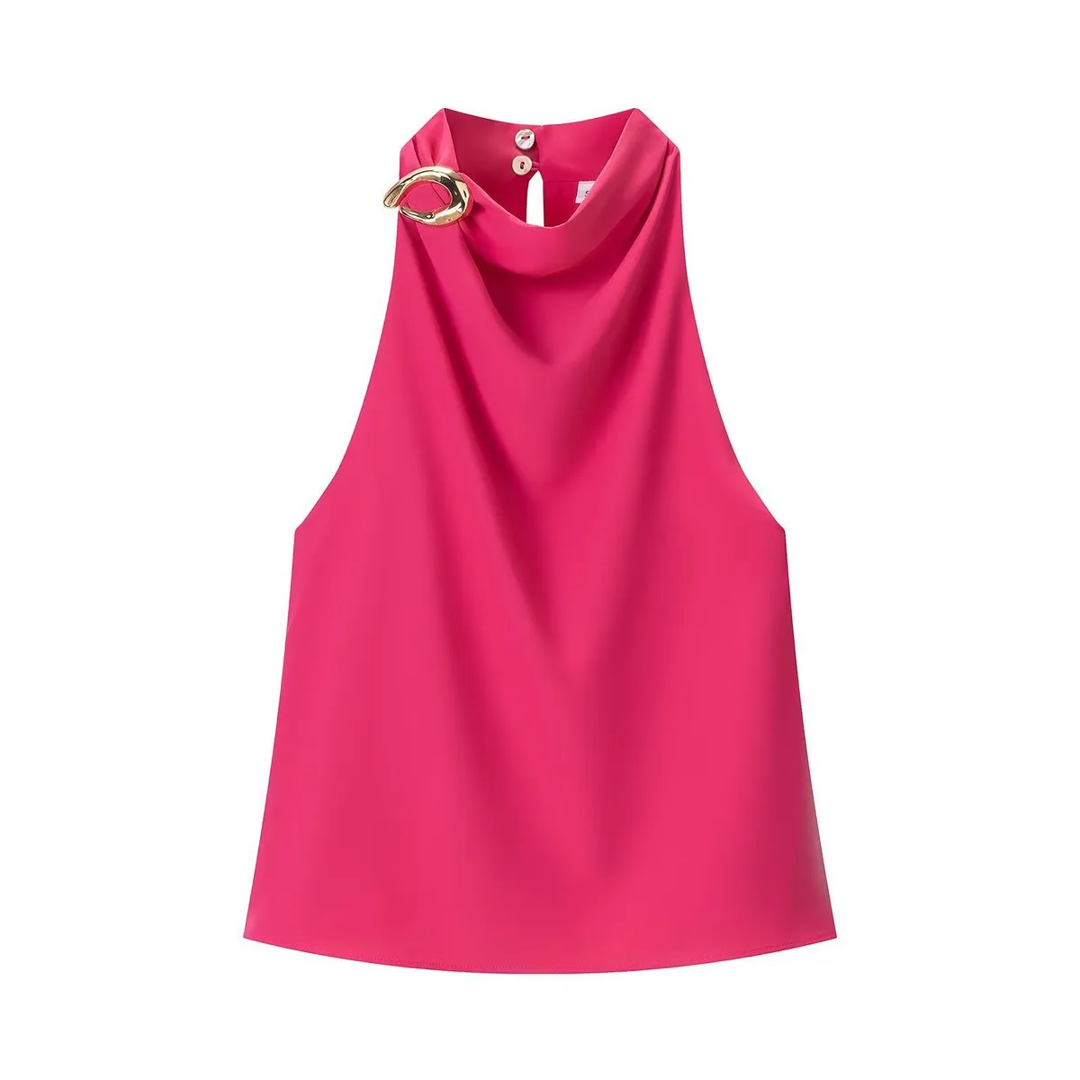 Summer Women Fashion Neck Top