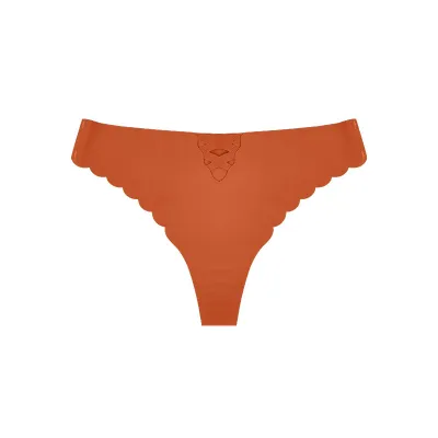 Women Fashion Sexy Simple Solid Color Hollow-Out Low-Waisted Thong