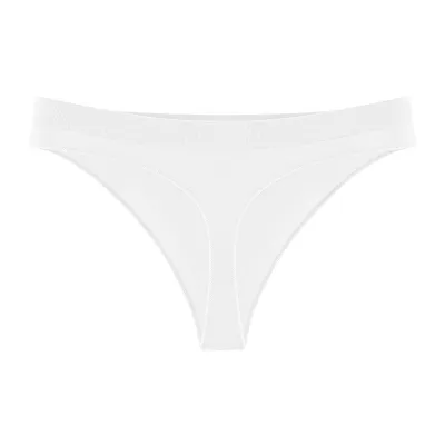 Women Fashion Sexy Simple Solid Color Seamless Low Waist Thong