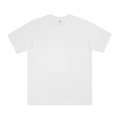 Men'S Fashion Casual Summer Solid Color Cotton Short-Sleeve Loose-Fitting Round Neck T-Shirt