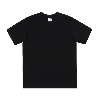 Men'S Fashion Casual Summer Solid Color Cotton Short-Sleeve Loose-Fitting Round Neck T-Shirt