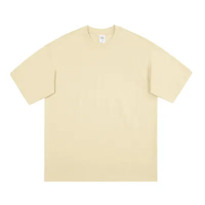 Men's Fashion Casual Summer Solid Color Quick-Drying Short-Sleeve Combed Cotton T-Shirt