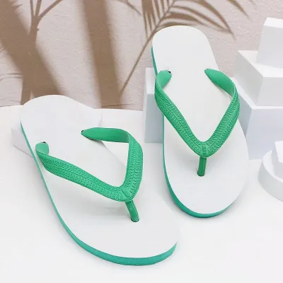 Men Fashion Casual Simple Flip-Flops Rubber Slippers