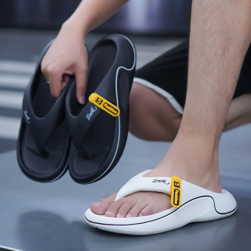 Men's Fashion Casual Summer Non-Slip PVC Open-Toe Slippers