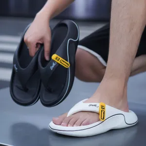 Men's Fashion Casual Summer Non-Slip PVC Open-Toe Slippers