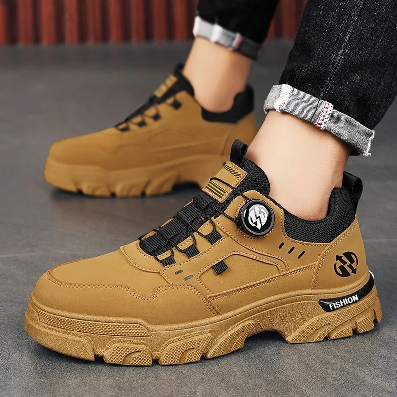 Men's Fashion Casual Low-Top Slip-On Thick Sole Sneakers