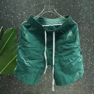 Men's Quick-Drying Solid Color Loose Shorts for Summer