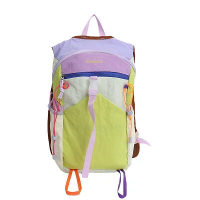 Fashion Casual Dopamine Color Travel Outdoor Backpack for Women 28x10x40cm