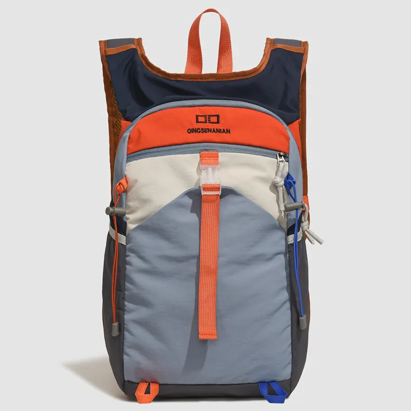 Fashion Casual Dopamine Color Water-Repellent Nylon Travel Outdoor Multifunctional Backpack