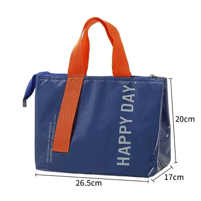 Fashion Casual Dopamine Large-Capacity Thickened Aluminum Lunch Handbag