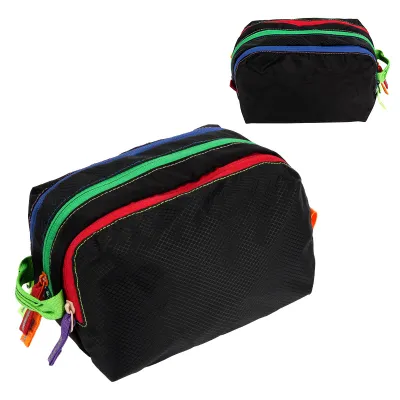 Fashion Dopamine Contrasting-Color Embroidered Large-Capacity Shoulder Bag Casual Storage