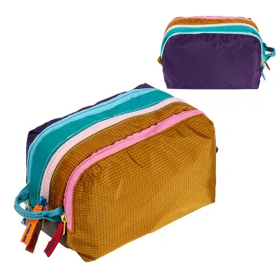 Fashion Dopamine Contrasting-Color Embroidered Large-Capacity Shoulder Bag Casual Storage
