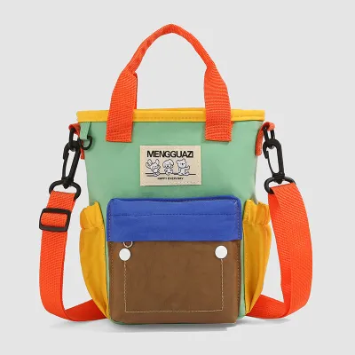 Fashion Casual Dopamine Contrast Color Outdoor Sports Shoulder Bag