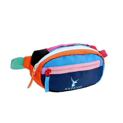 Fashion Casual Dopamine Color Running Sports Nylon Crossbody Bag