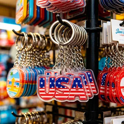 USA Acrylic Keychain