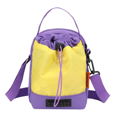 Fashion Casual Dopamine Outdoor Sports Drawstring Portable Crossbody Bag