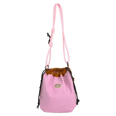 Fashion Casual Dopamine Large Capacity Small Satchel Drawstring Crossbody Bag