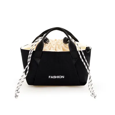Fashion Casual Dopamine Waterproof Nylon Drawstring Crossbody Bag